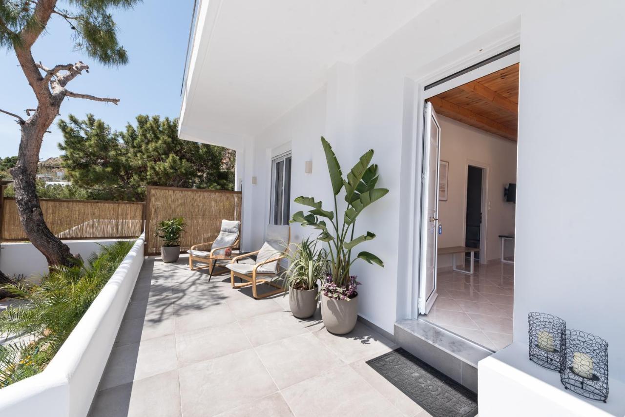 아크앤젤로스 Anastasios House Stegna 아파트 외부 사진