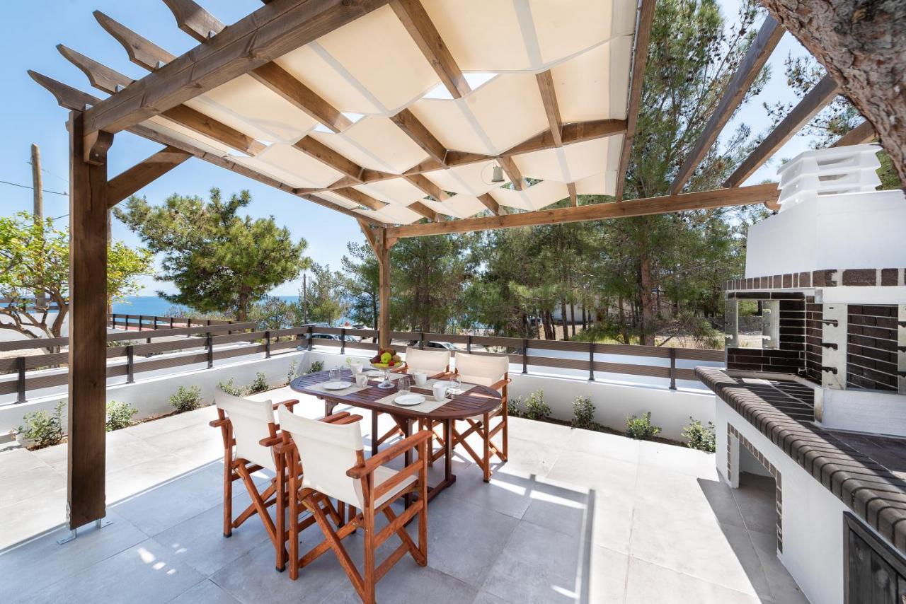 아크앤젤로스 Anastasios House Stegna 아파트 외부 사진