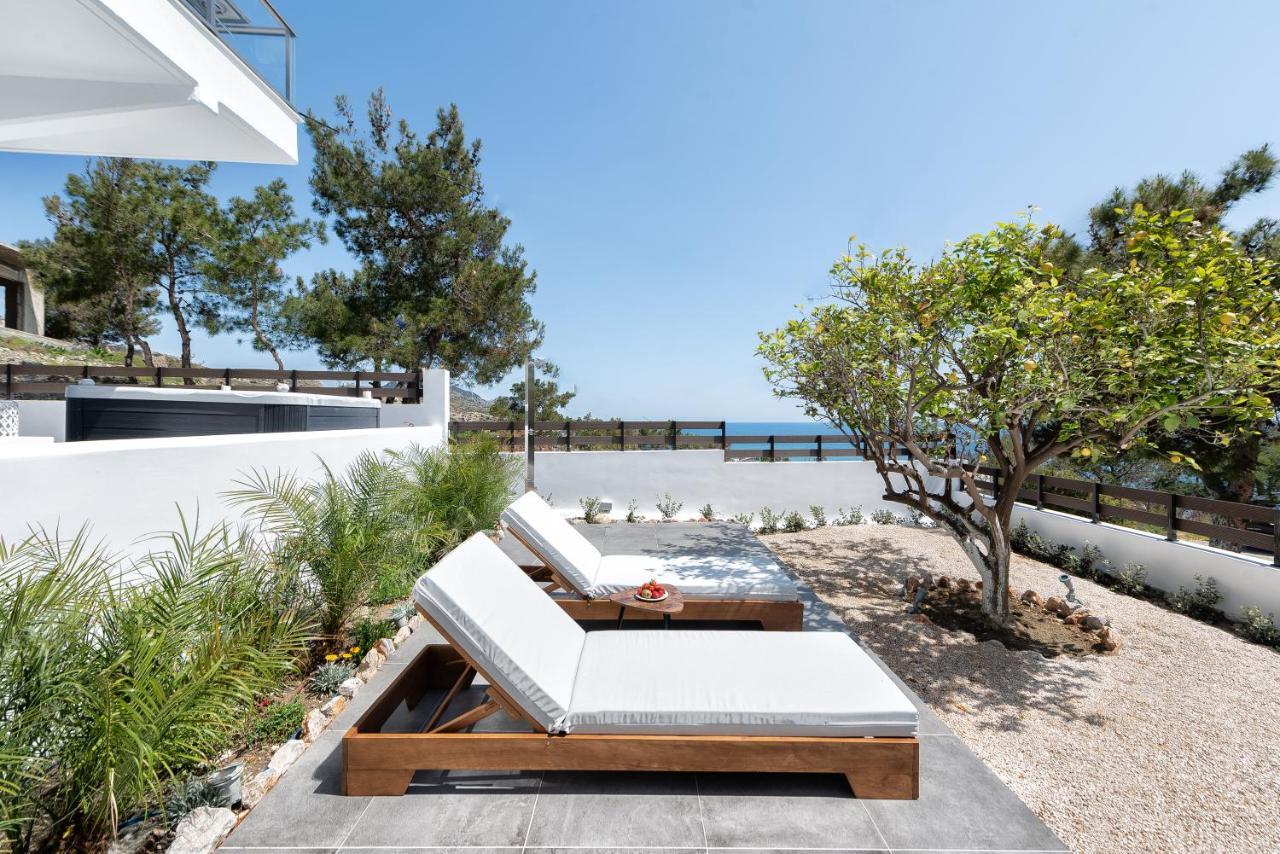 아크앤젤로스 Anastasios House Stegna 아파트 외부 사진