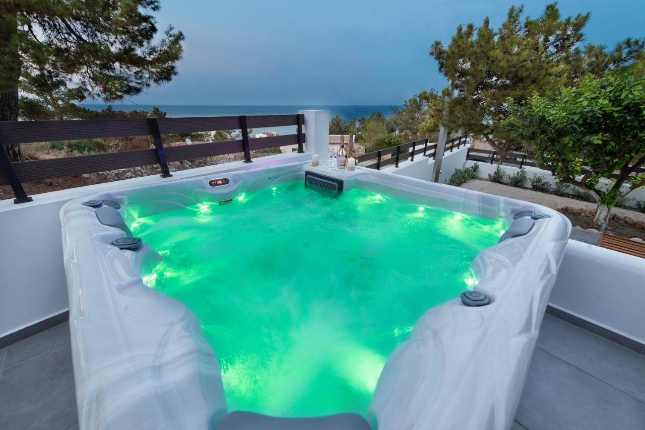 아크앤젤로스 Anastasios House Stegna 아파트 외부 사진